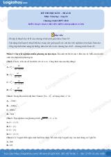 Đề thi học kì 2 Toán 10 - Đề số 10
